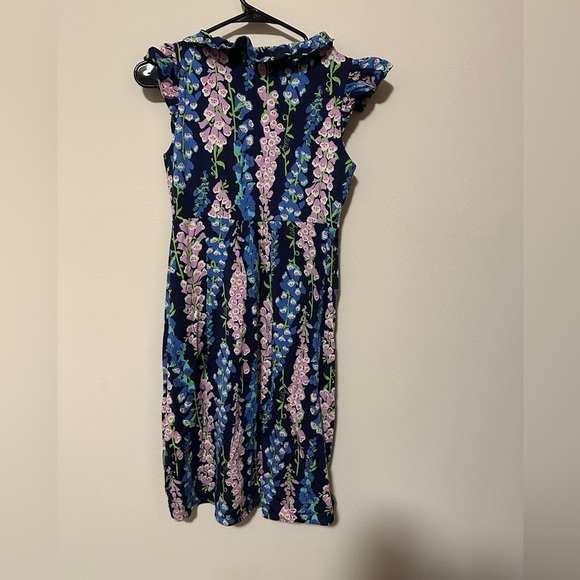 Lilly Pulitzer Dress Silk Blend Clare Floral Foxy Print style 20525 size XS - Picture 8 of 8